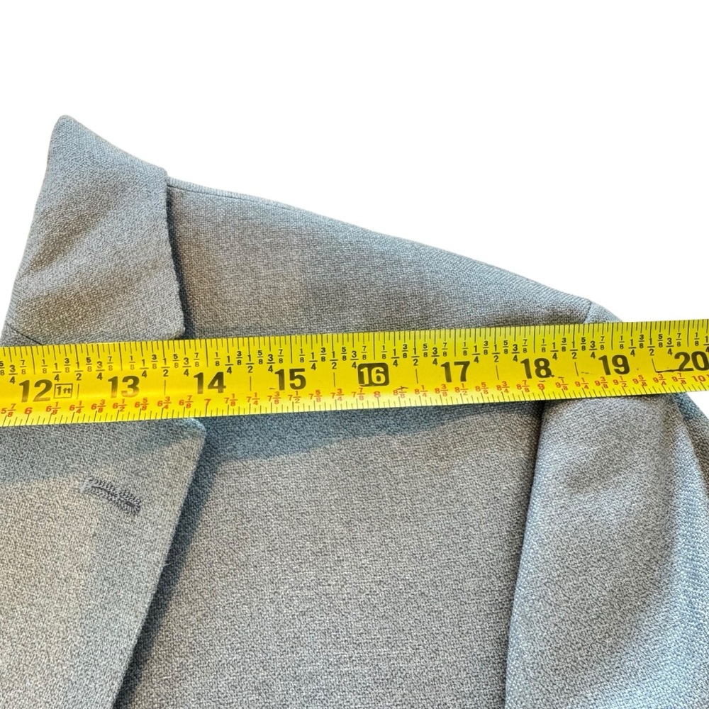 Ralph Lauren Men 44R Wool/Silk Blend Gray Blazer Sport Jacket Single Breasted - Picture 10 of 14